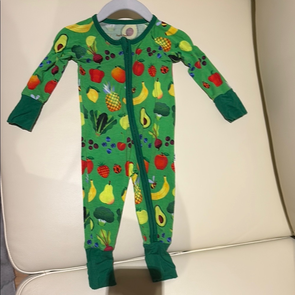 Little sleepies  Green Jungle Footies